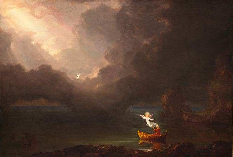 The Voyage of Life: Old Age, 1842. Oil on canvas. Thomas Cole. (Public domain)