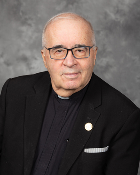 Jesuit Father Eduardo Ãlvarez, marking 50 years of ordination in 2024.