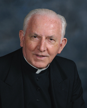 Msgr. John Delaney, marking 60 years of ordination in 2024.