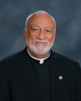 Msgr. Pedro Garcia, marking 60 years of ordination in 2024.