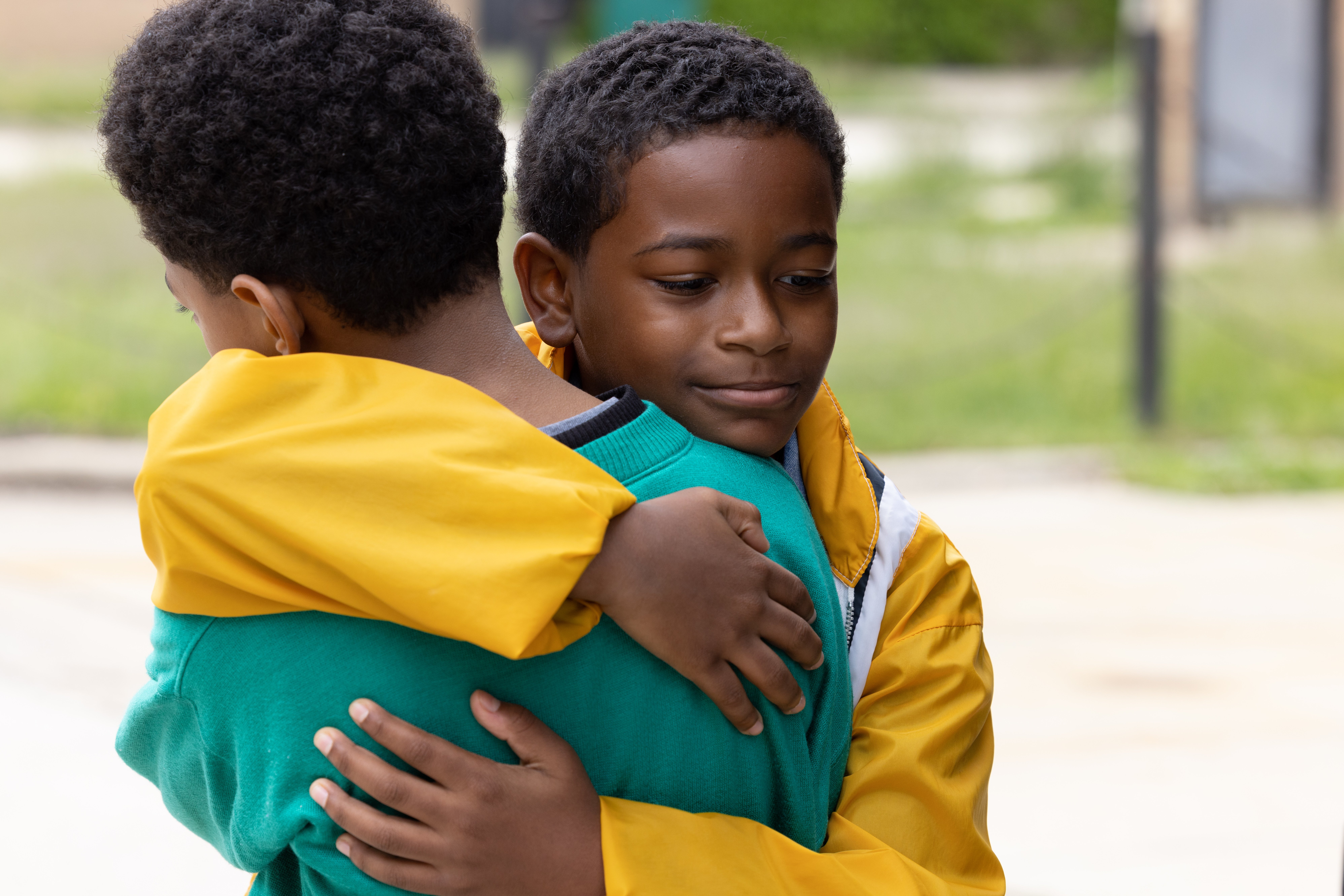 Blake Cameron James and Gian Knight Ramirez star in a scene from the movie "We Grown Now." The OSV News classification is A-III -- adults. The Motion Picture Association rating is PG-13 -- parents strongly cautioned. Some material may not be suitable for children. (OSV News photo/Danielle Scruggs, Sony Classics)