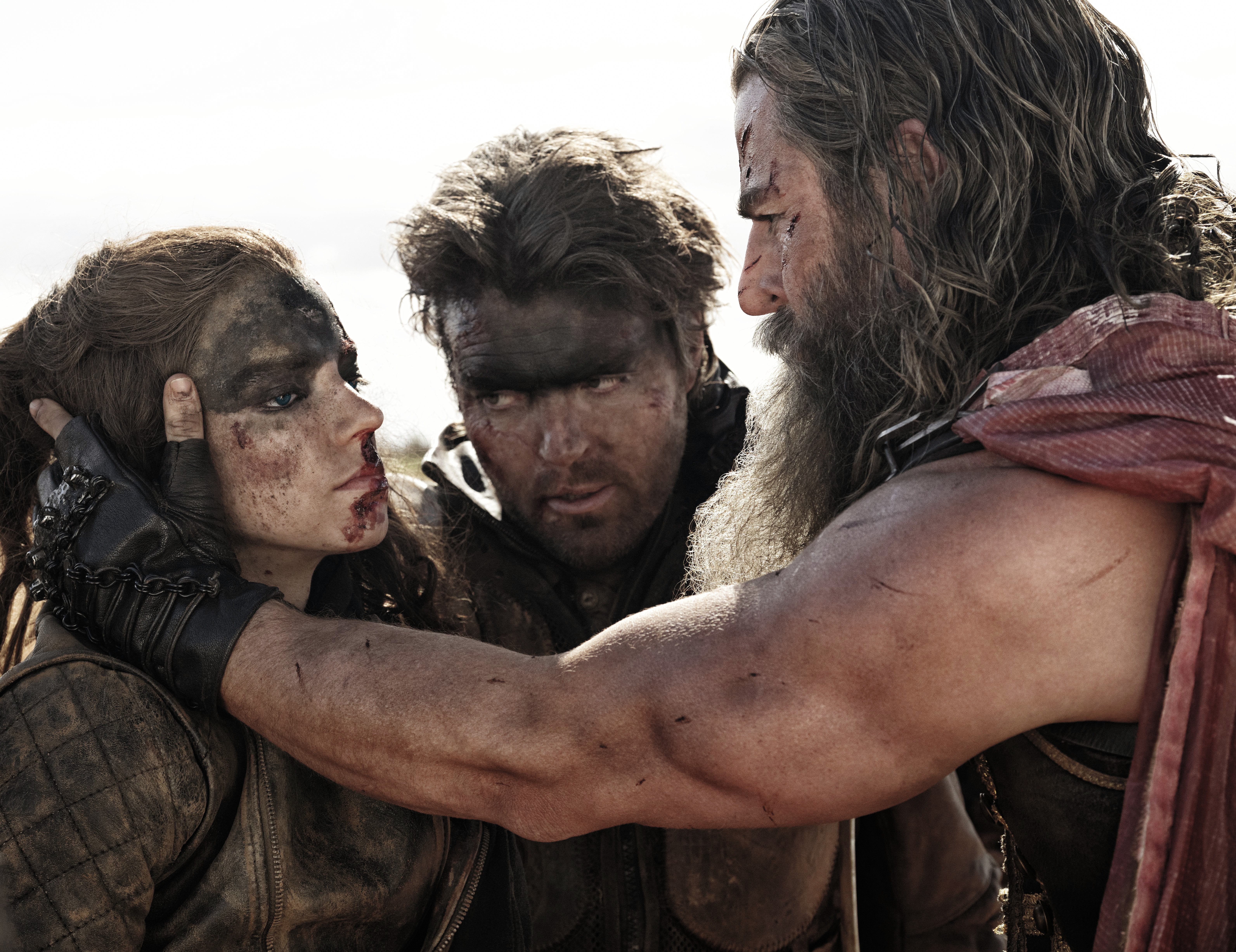 Anya Taylor-Joy, Tom Burke and Chris Hemsworth star in a scene from the movie "Furiosa: A Mad Max Saga." The OSV News classification is L -- limited adult audience, films whose problematic content many adults would find troubling. The Motion Picture Association rating is R -- restricted. Under 17 requires accompanying parent or adult guardian. (OSV News photo/Jasin Boland, Warner Bros.)