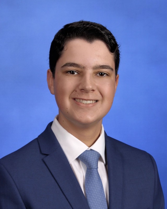Andrew Vasta, salutatorian, Christopher Columbus High, Miami