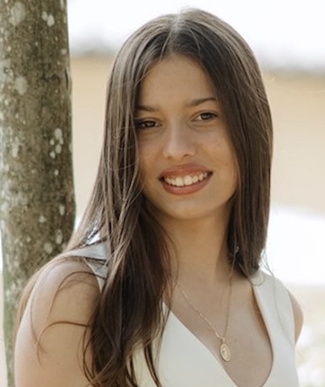 Daniella Roos, valedictorian, Carrollton School of the Sacred Heart, Coconut Grove