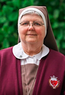 Sister Ana Pia Cordua marks 25 years with the Servant of the Pierced Hearts of Jesus and Mary.