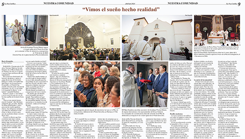 Best Reporting on Social Justice Issues – Solidarity: Second place: La Voz Católica – Rocío Granados