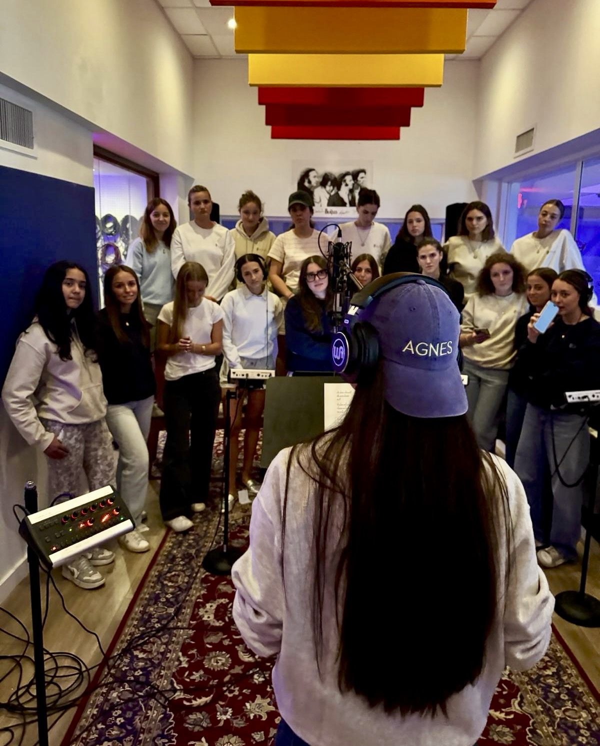 Agnes Choir records their “Sígueme” album, which was dropped April 20, 2025, marking Easter Sunday.