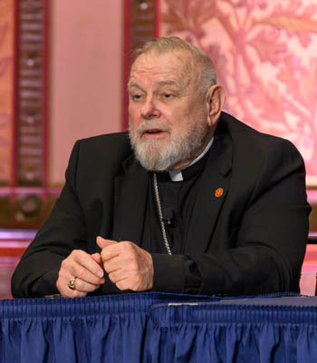 Archbishop Thomas Wenski speaks during a roundtable hosted by Georgetown University, in Washington, D.C., on Sept. 11, 2025 on "Deportations and Assaults on Human Dignity: on Catholic Principles, Human Costs, and Pastoral Challenges.
