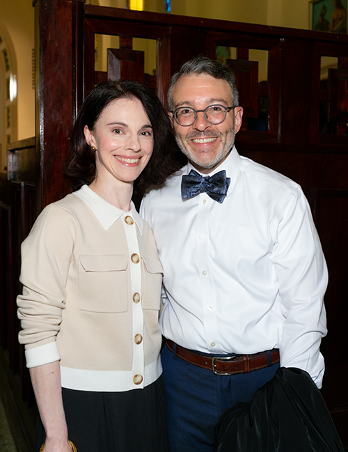 The St. Thomas More Society of South Florida presented the 2025 Archbishop Edward A. McCarthy Award to Judge Ari Abraham Porth during the Red Mass banquet Oct. 15, 2025, in Fort Lauderdale. Pictured with the judge is his wife, Tatyana.