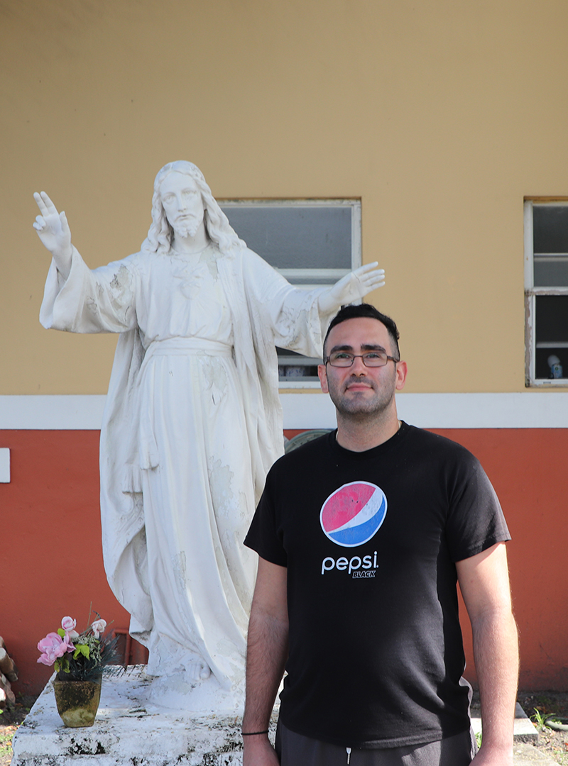 Manuel Baldino, a current resident at St. Luke’s Addiction Recovery Center.