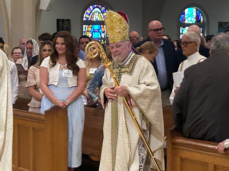 Archbishop Thomas Wenski celebrate the Rite of Reception at St. Mary Cathedral, April 19, 2026.