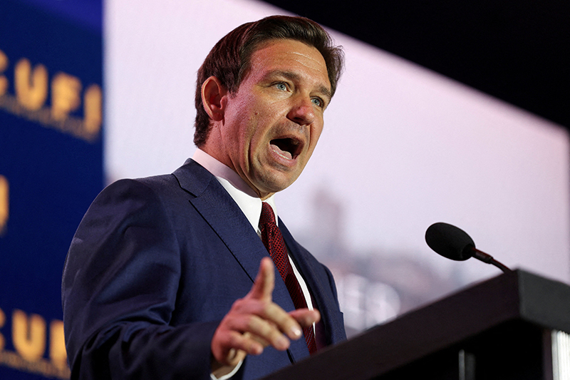 Florida Gov. Ron DeSantis is pictured in a July 17, 2023, photo. The Florida Conference of Catholic Bishops Dec. 2, 2025, asked DeSantis to stay two executions scheduled to take place on Dec. 9 and 18. (OSV News photo/Kevin Wurm, Reuters)