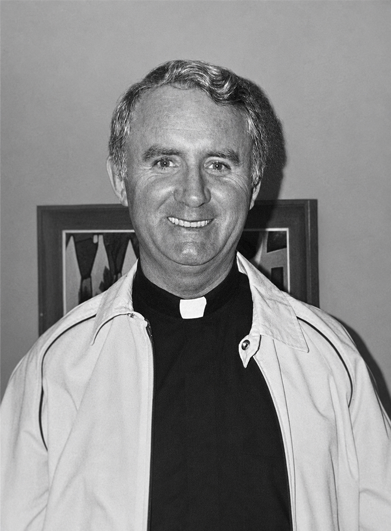 Rev. Msgr. Vincent Timothy Kelly is pictured during his tenure at St. Thomas Aquinas High School in Fort Lauderdale. He later served as superintendent of schools for the Archdiocese of Miami from 1975 to 2011.