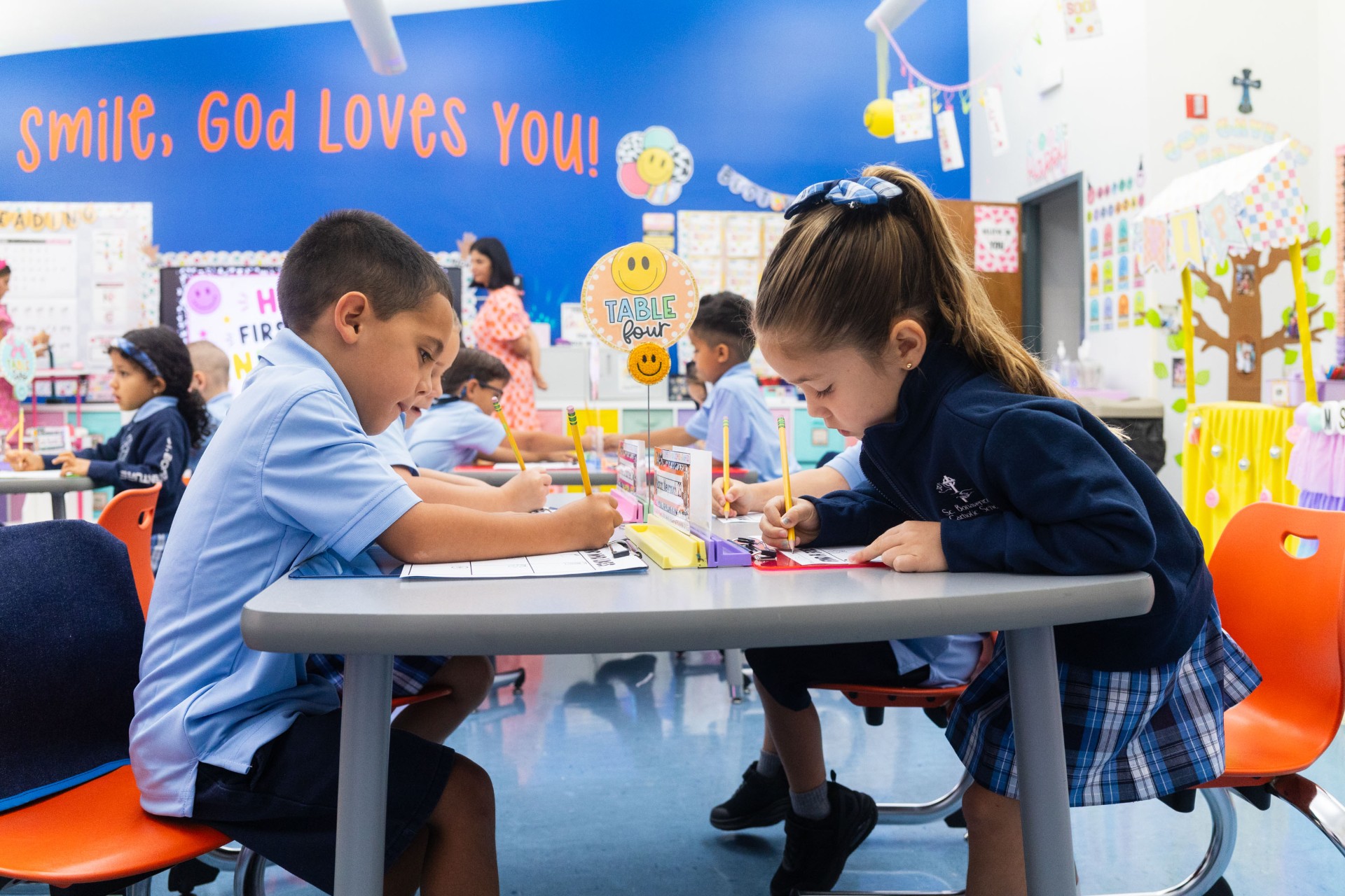 Students launched into their first day of the 2026-2027 school year on Aug. 11, 2026, at St. Bonaventure Catholic School in Davie, where the archdiocesan school is currently at or near capacity and maintains a substantial waiting list.