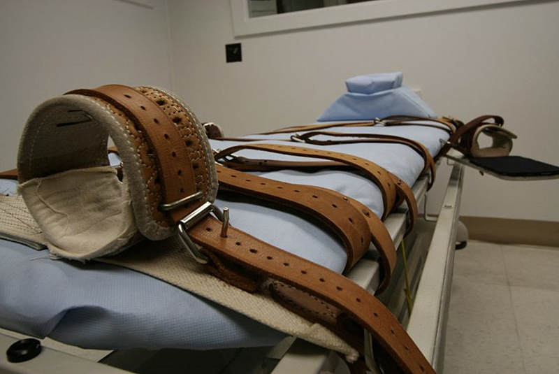 An undated photo shows straps on an execution table. On Aug. 13, 2026, Florida's Catholic bishops are urging Gov. Ron DeSantis to halt the Aug. 18 execution of William Silvia and commute his death sentence to life in prison without parole. (OSV News photo/courtesy Florida Department of Corrections)