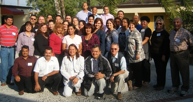 Members of St. Brendan's Spanish Lay Ministry class of 2010 are shown here during their October 2010 retreat.