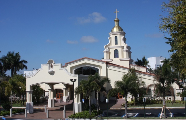 View of the exterior of the newly renovated St. Gregory the Great Church, located at 200 N. University Drive in Plantation.