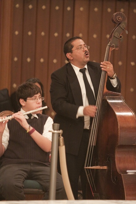 Members of the Neocatechumenal communities in South Florida provide the music for the Mass.