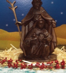 Among the Nativity scenes on display was this one from Ecuador.