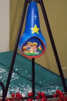 Among the Nativity scenes on display was this one from Panama.