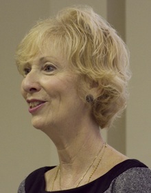 Dolores Hanley McDiarmid of the Lighthouse of Broward, a Catholic with a degree in pastoral ministries from St. Thomas University, speaks to directors of religious education about making their programs more inclusive for people with disabilities, especially the blind and visually-impaired.