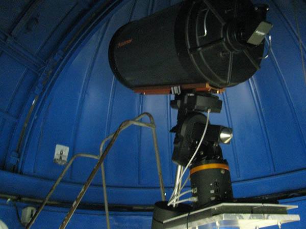 Telescopio del observatorio del Colegio Jesuita de Belén.