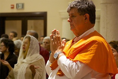 Hector Ramos was among the faithful gathered on the feast day of St. Charbel at Our Lady of Lebanon Maronite Catholic Church.