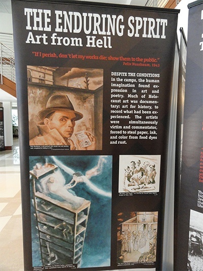 Art created in and recovered from the concentration camps can be seen in "The Courage to Remember" exhibit.