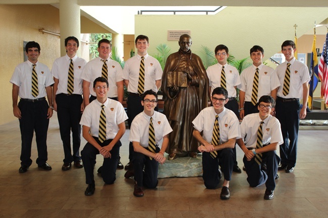 Belen Jesuit Preparatory School is excited to congratulate the following seniors who have been named National Hispanic Recognition Scholars: Anthony Defurio, Antonio Linares, Jonathan Amaro-Barron, Marlon Seijo, Matthew Pastor, Maxwell Goldberg, Michael Perez, Steven Solis, Diego Roberto Guimaraes-Blandon, Vincent Cendan and Lorenzo Guio. Join us also in congratulating Jonathan Amaro-Barron and Anthony Defurio who have been named Semifinalists in the National Merit Scholarship Competition.