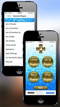 Alejandrina Gonzalez's iPray Catholic app includes prayers from the Act of Contrition to the Glory Be, from the Prayer of St. Francis to the Hail Mary.