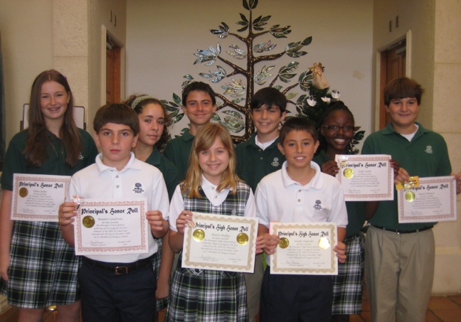 ADOM :: St. Elizabeth-St. Joseph students awarded the Principal's Honor ...
