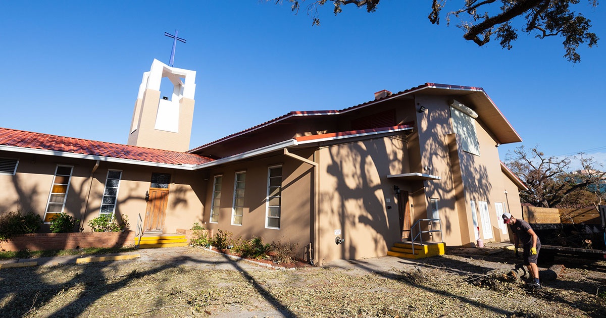 Adom historic fort myers parish shows resilience following hurricane ian