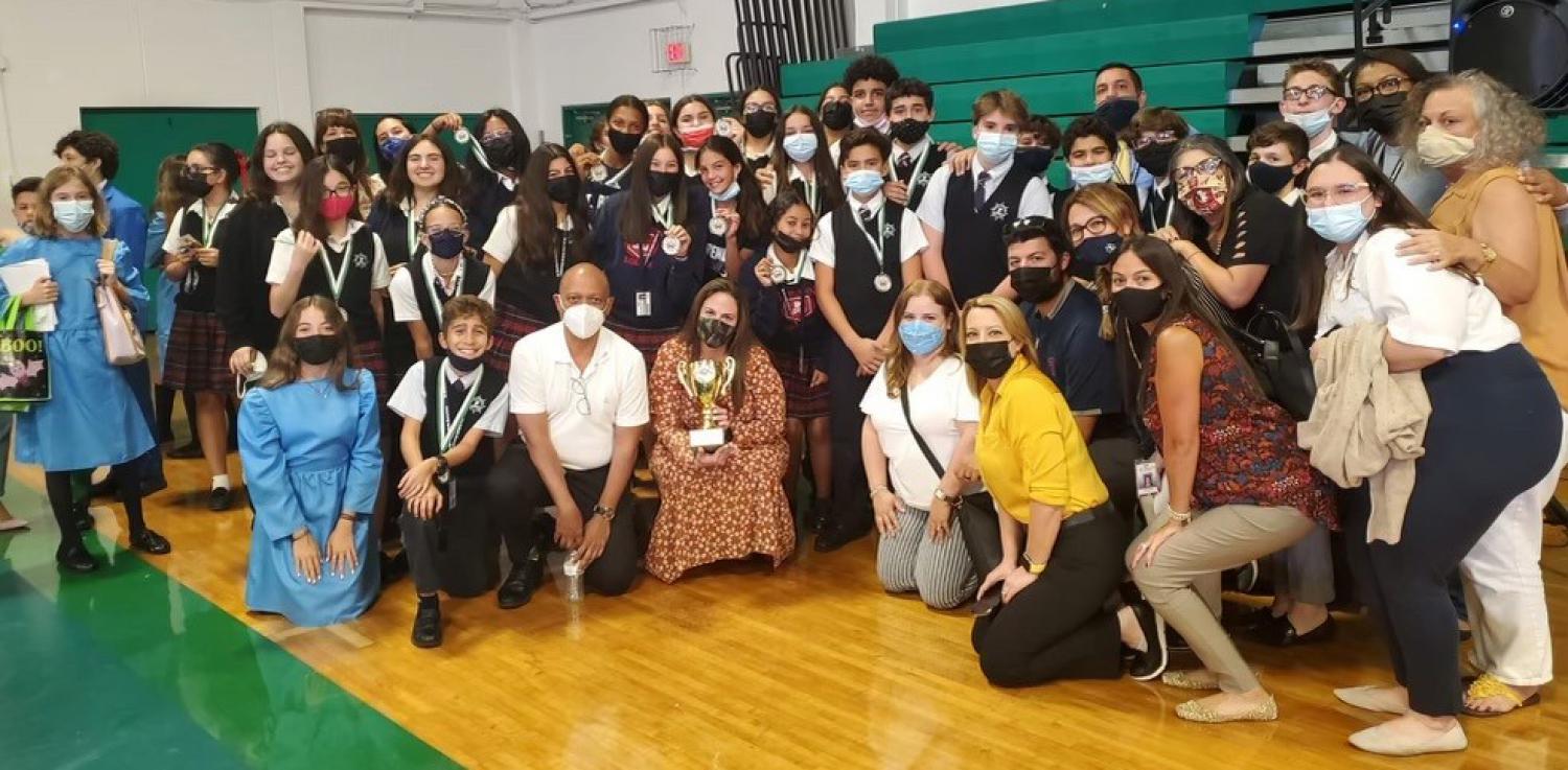 ADOM St. Theresa, Mother of Christ take top prize at Academic Olympics